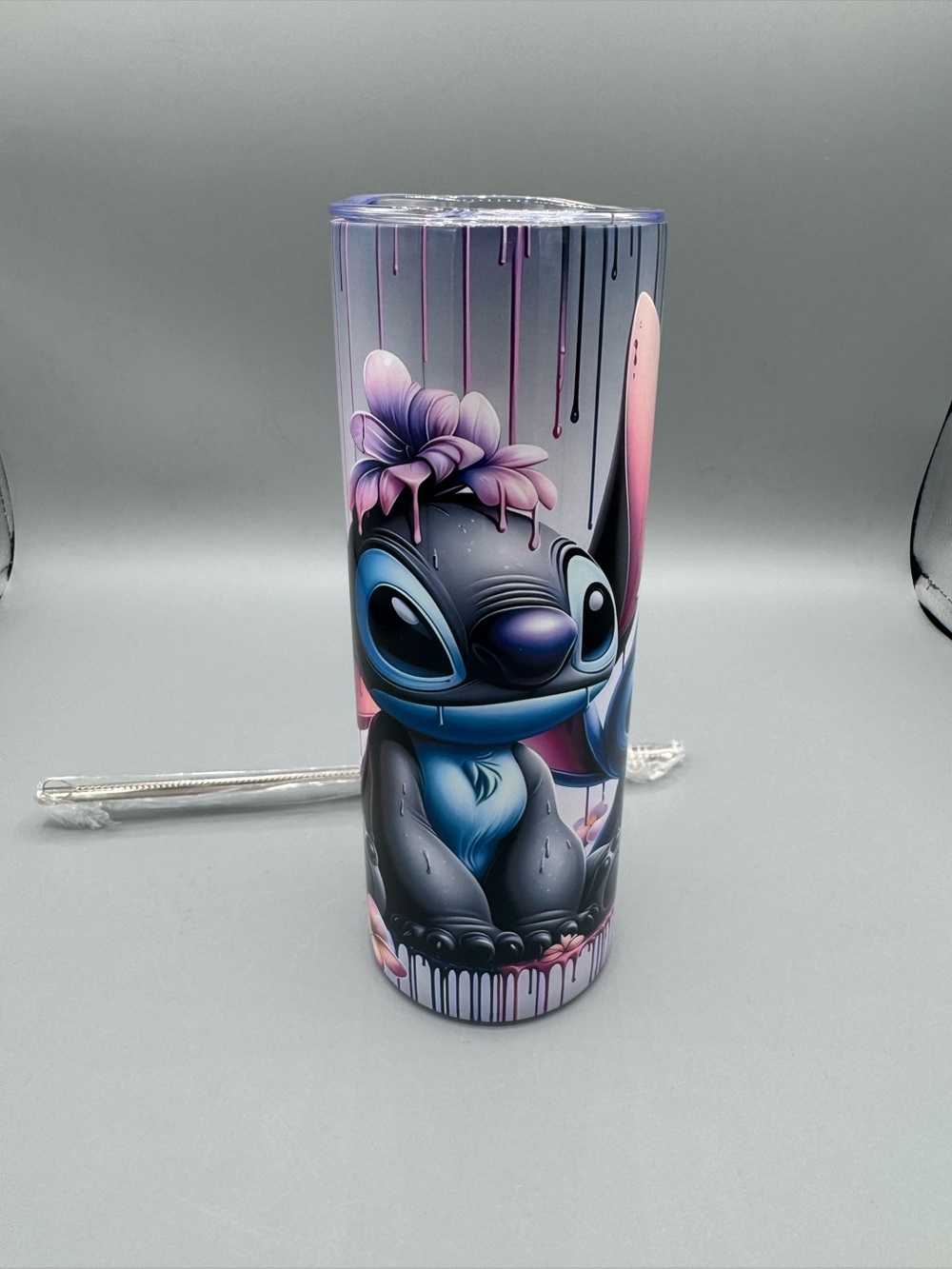 NEW 20 oz stainless steel skinny tumbler Stitch